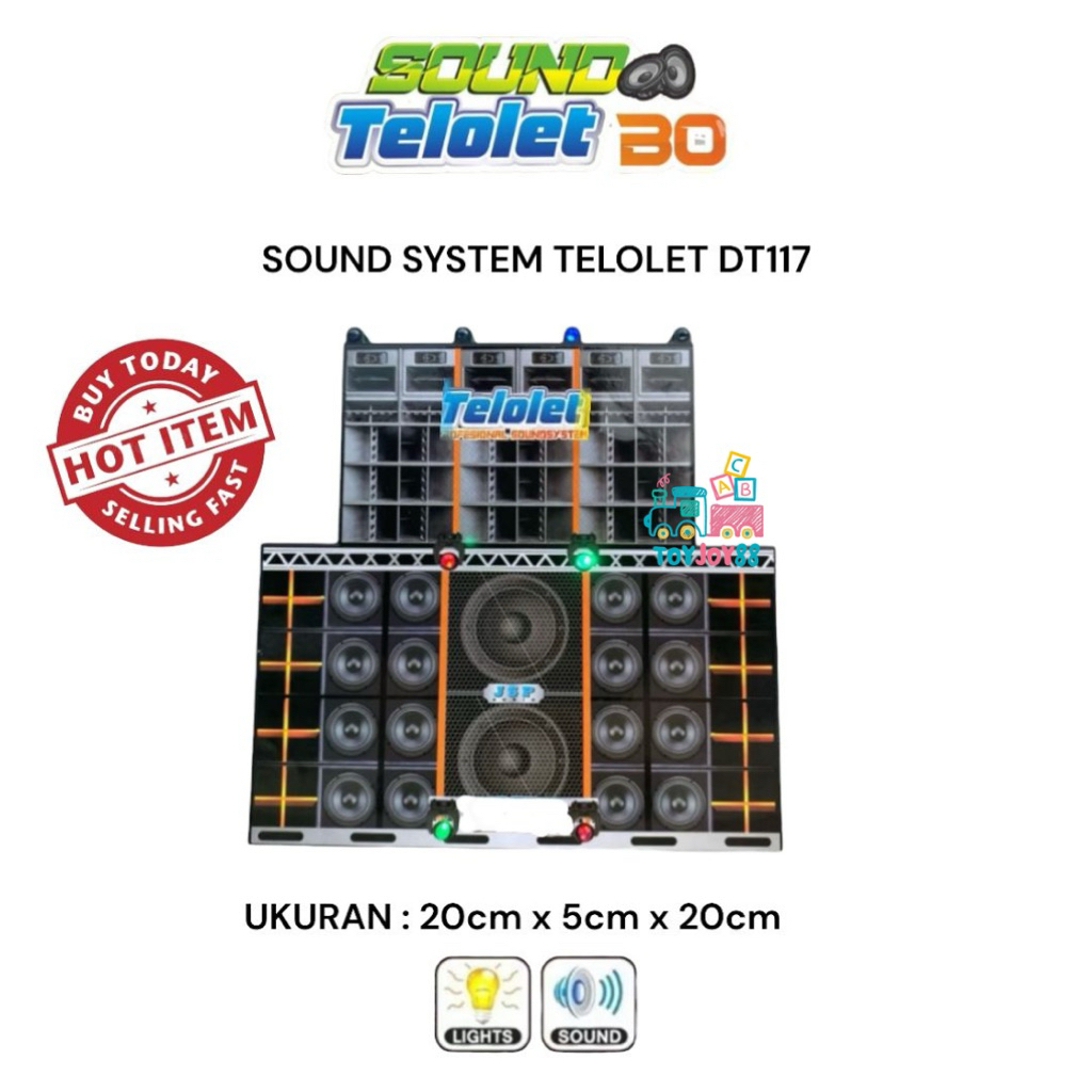 Sound System Mobil Pick Up L300 / Mainan Miniatur Sound System Horeg Telolet Audio Full Lampu dan Au
