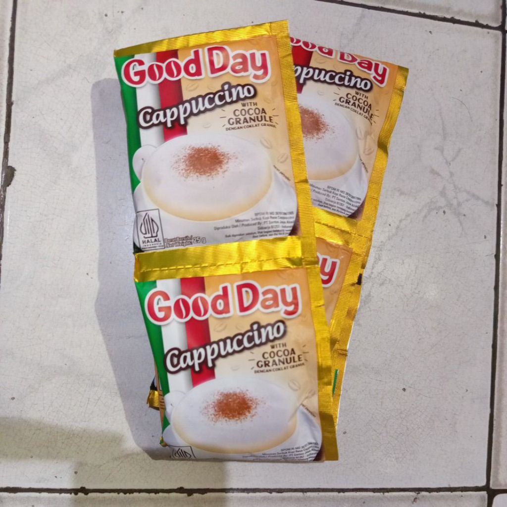 

GoodDay Cappuccino 1renceng 10Sachet