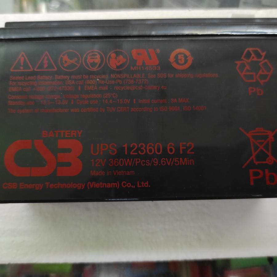 Aki Accu CSB 12V 6Ah