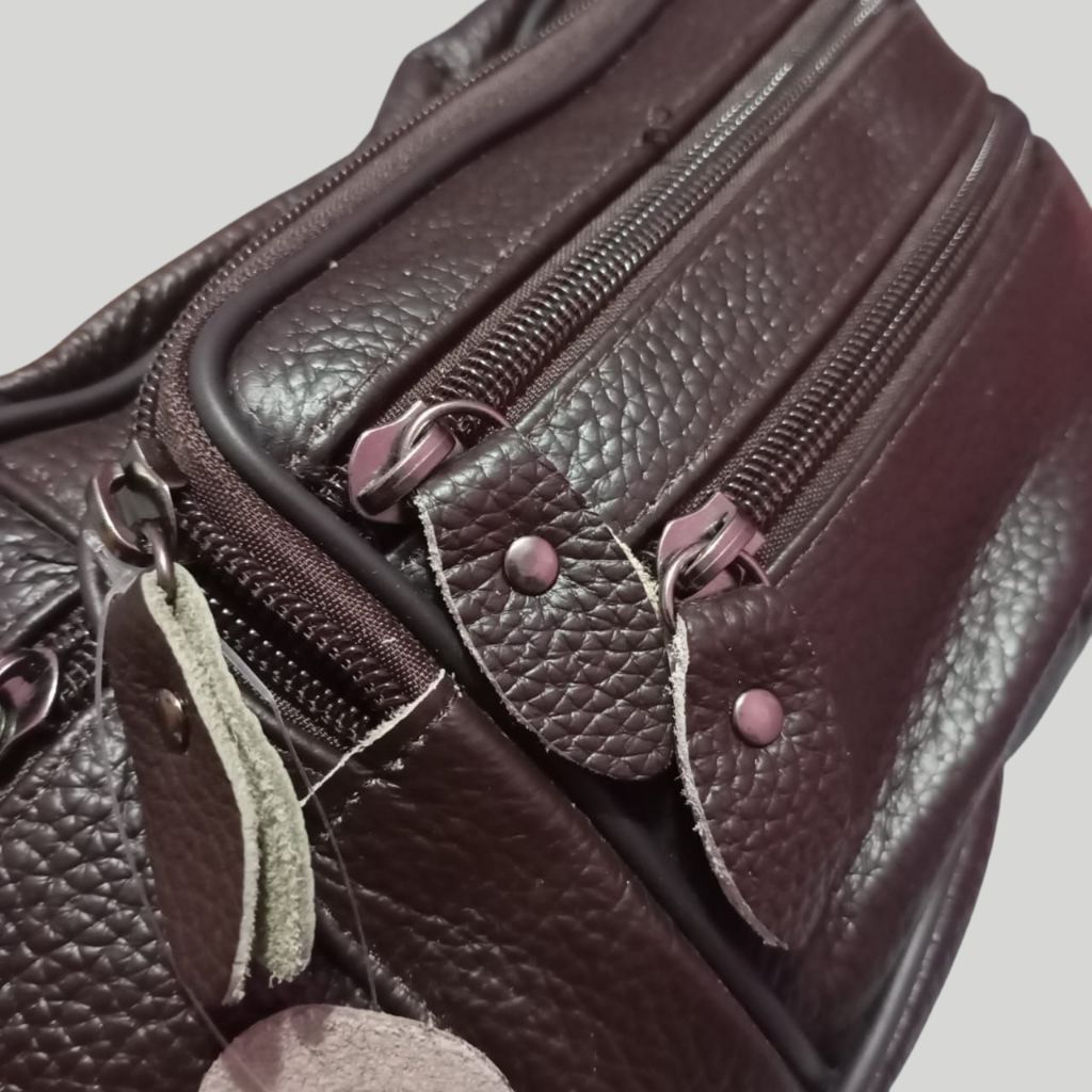 (Good) TAS PINGGANG KULIT ASLI PREMIUM TAS KULIT PRIA MODIS TAS DADA Kulit