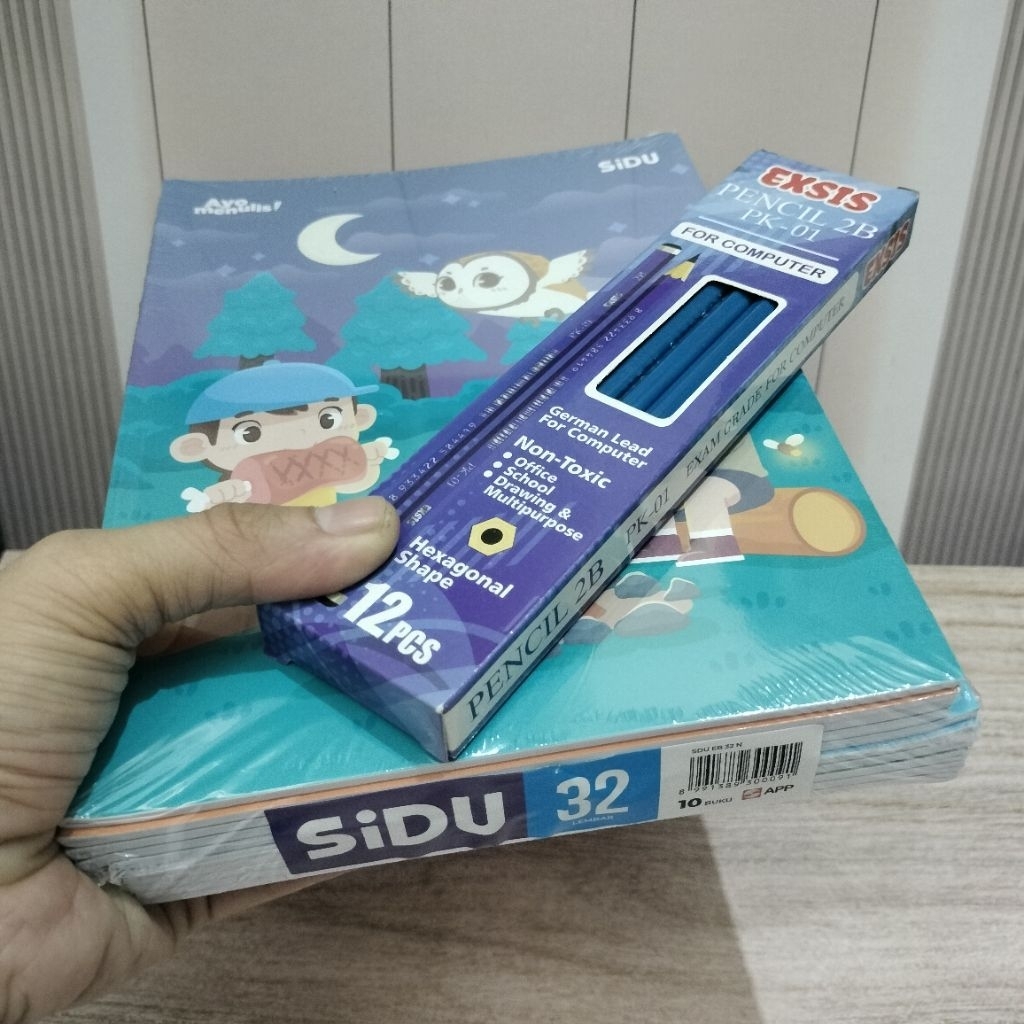 

Paket Set Buku tulis 32 lembar dan Pensil Termurah