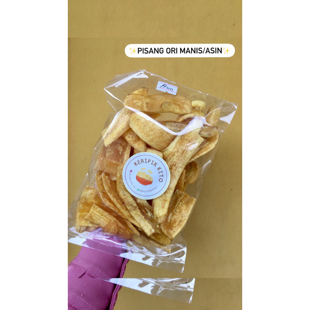 

KERIPIK PISANG ASIN 100 GRAM
