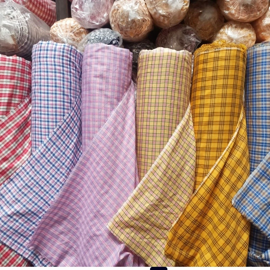 KAIN FLANEL terbaru berkualitas bahan kotak katun yarndyed harga per 0.5meter /kain akrilik/flanel/f