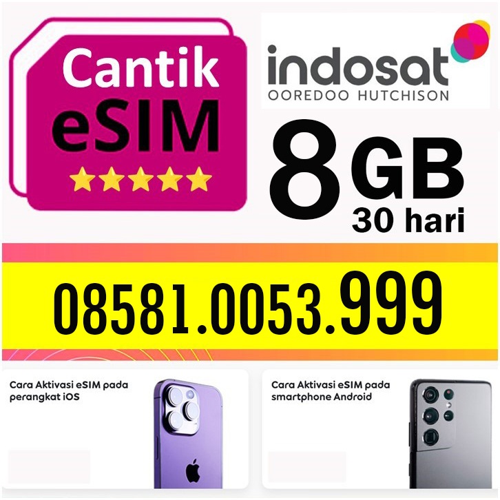 esim kartu 3 Tri kuota 4gb | Kuota Tri Indonesia | esim im3