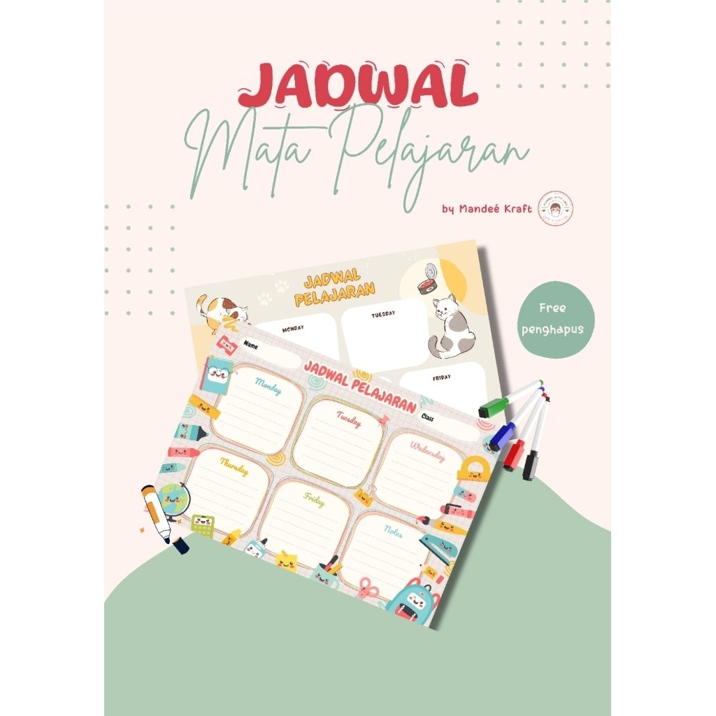 

Jadwal Pelajaran/ Jadwal piket