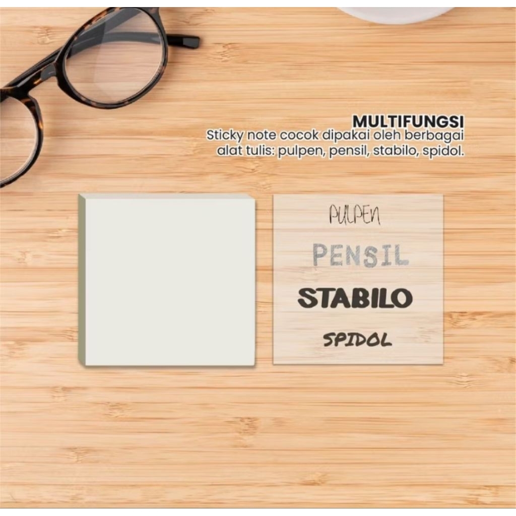 

STICKY NOTE TRANSPARAN ISI 50 LEMBAR