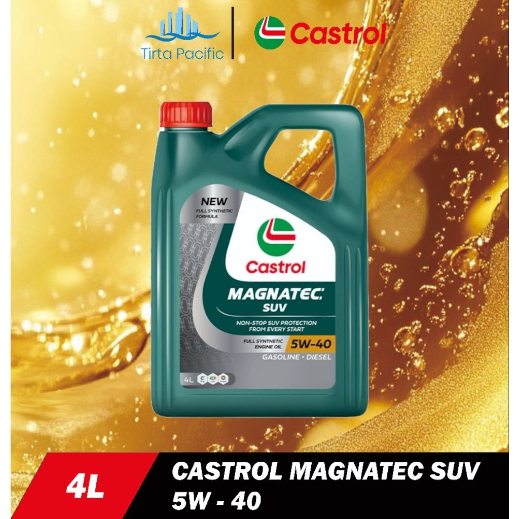 Oli Mobil Castrol Magnatec SUV 5w40 / 5w-40 4L Original