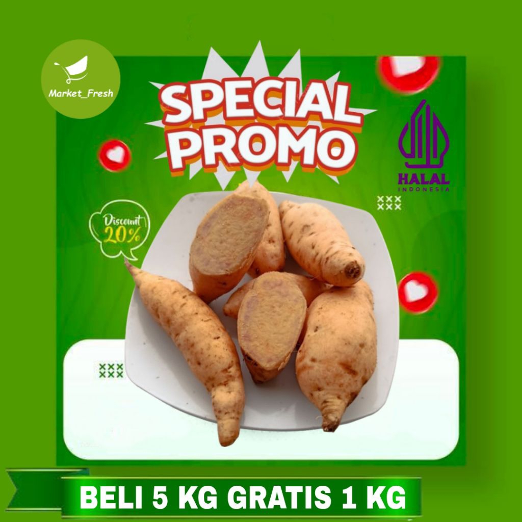 

Ubi Madu Cilembu Mentah | 1 Kg