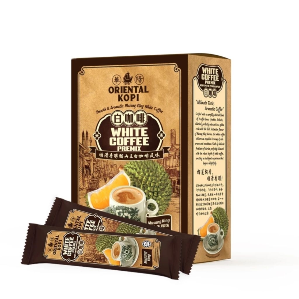 

ORIENTAL Musang King White Coffee Malaysia (38g x 10 sachet)