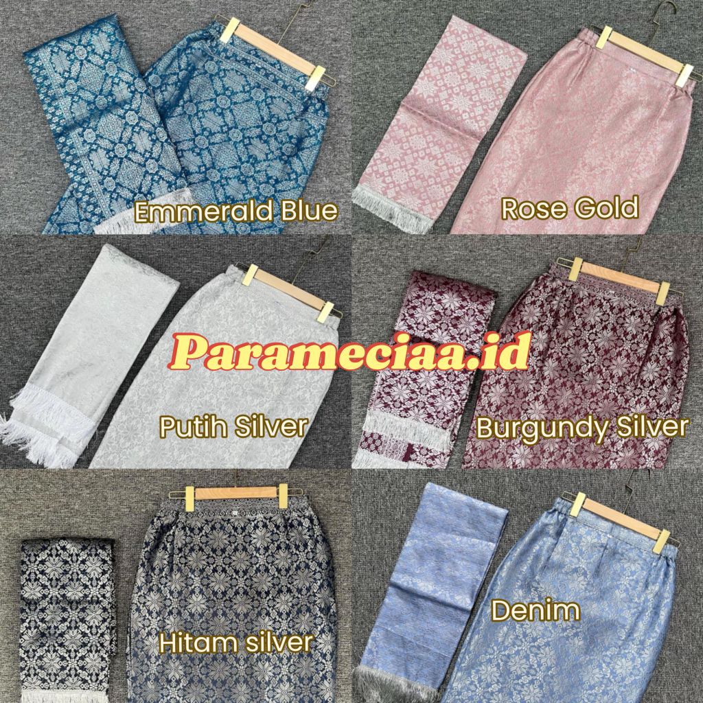 SET ROK SONGKET DAN SELENDANG/ROK SONGKET+SELENDANG