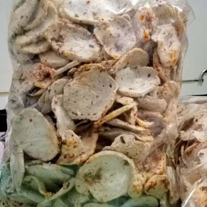 

basreng koin pedas daun jeruk purut renyah gurih 500g