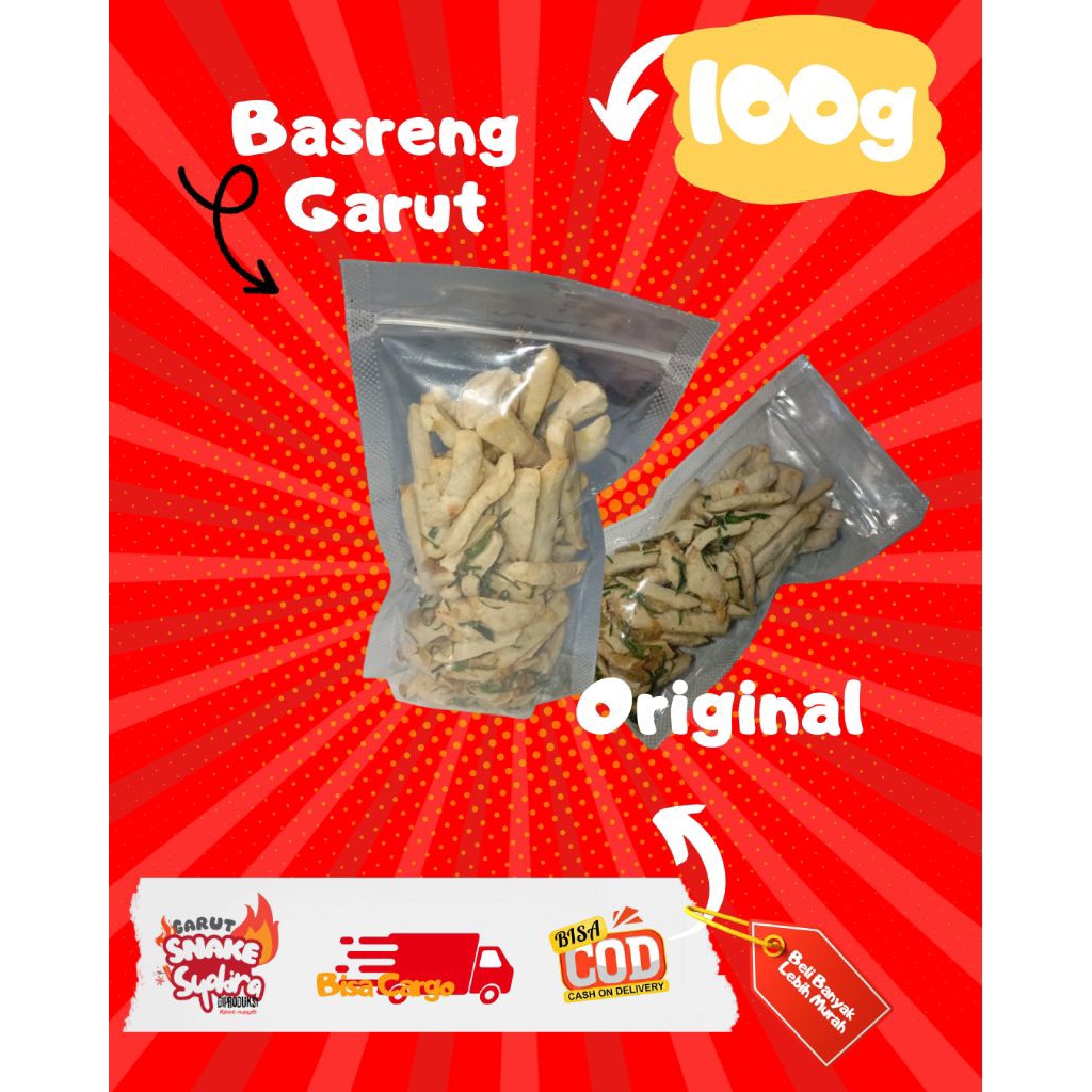 

Basreng khas daun jeruk 100grm by. snack Syhakira