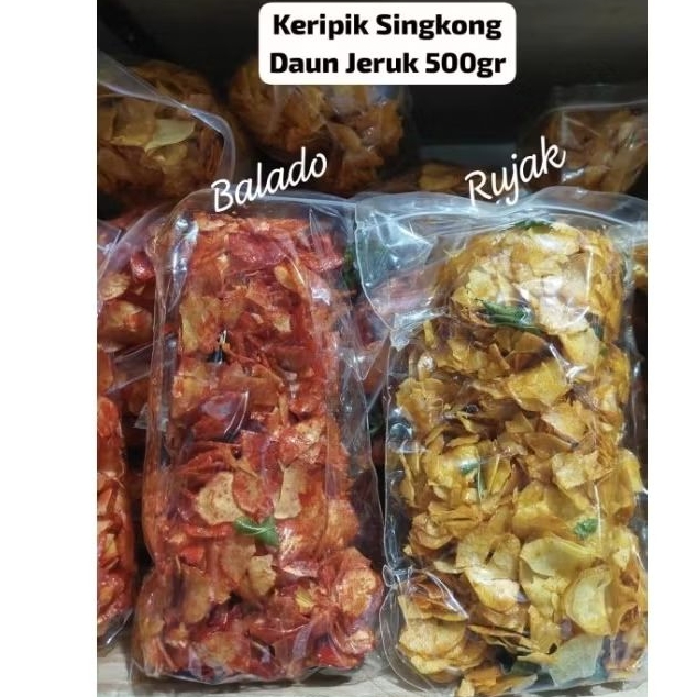 

Kripik singkong pedas enak 500g