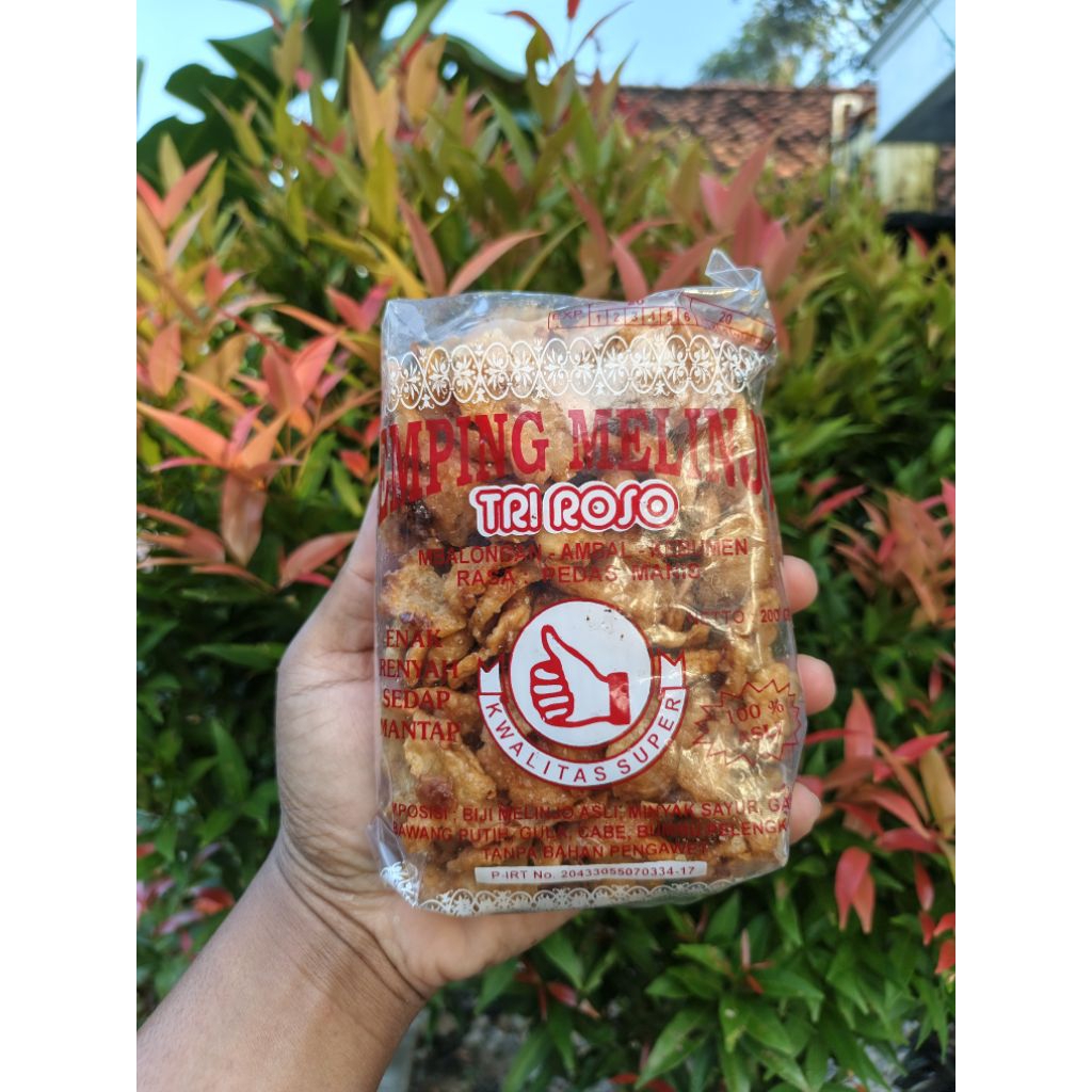 

Emping Melinjo Asli Dari Kebumen Rasa Pedas Manis 200gr