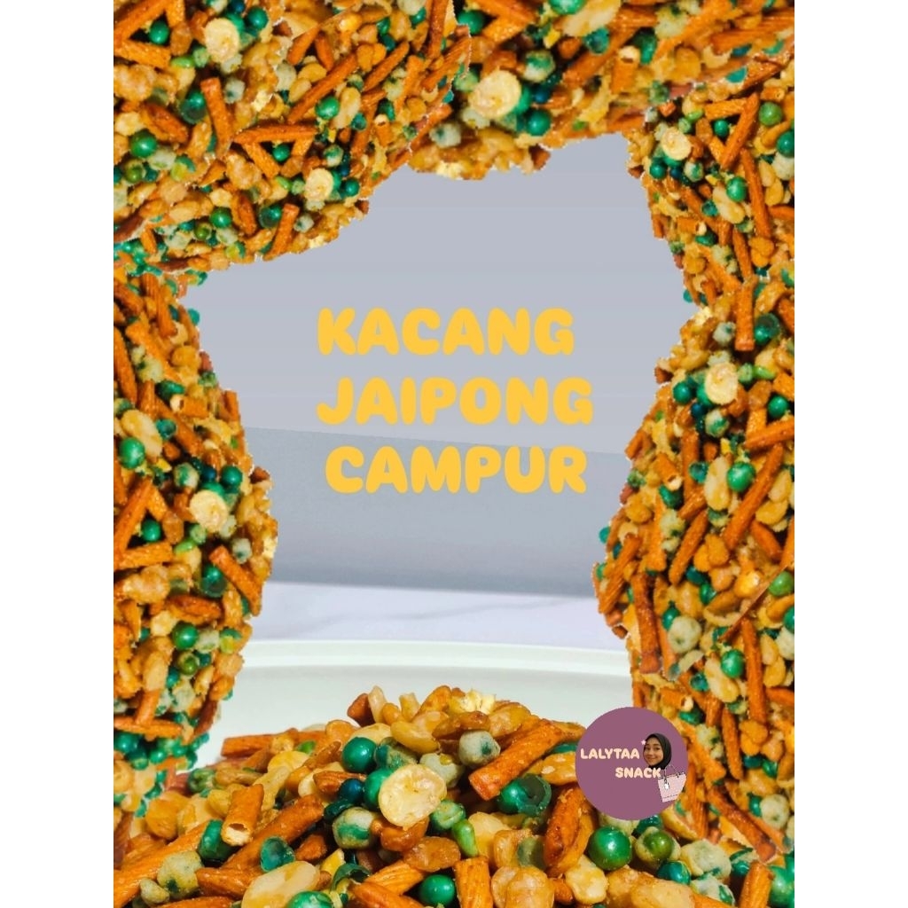 

Kacang Jaipong Campur 115gr • Kacang Jaipong Ijo • Kacang Jaipong • Kacang Koro Kulit • Kacang Koro Mix • Kacang Polong Campur • Cemilan Murah • Cemilan Renyah • Cemilan Enak • Cemilan Gurih • Cemilan Murah
