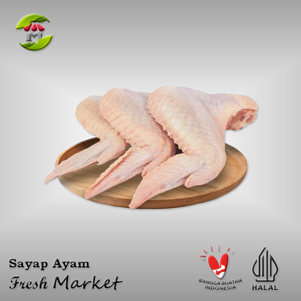 

[DEPOK] Full Wing Sayap Ayam Utuh Pack 950gr - 1kg