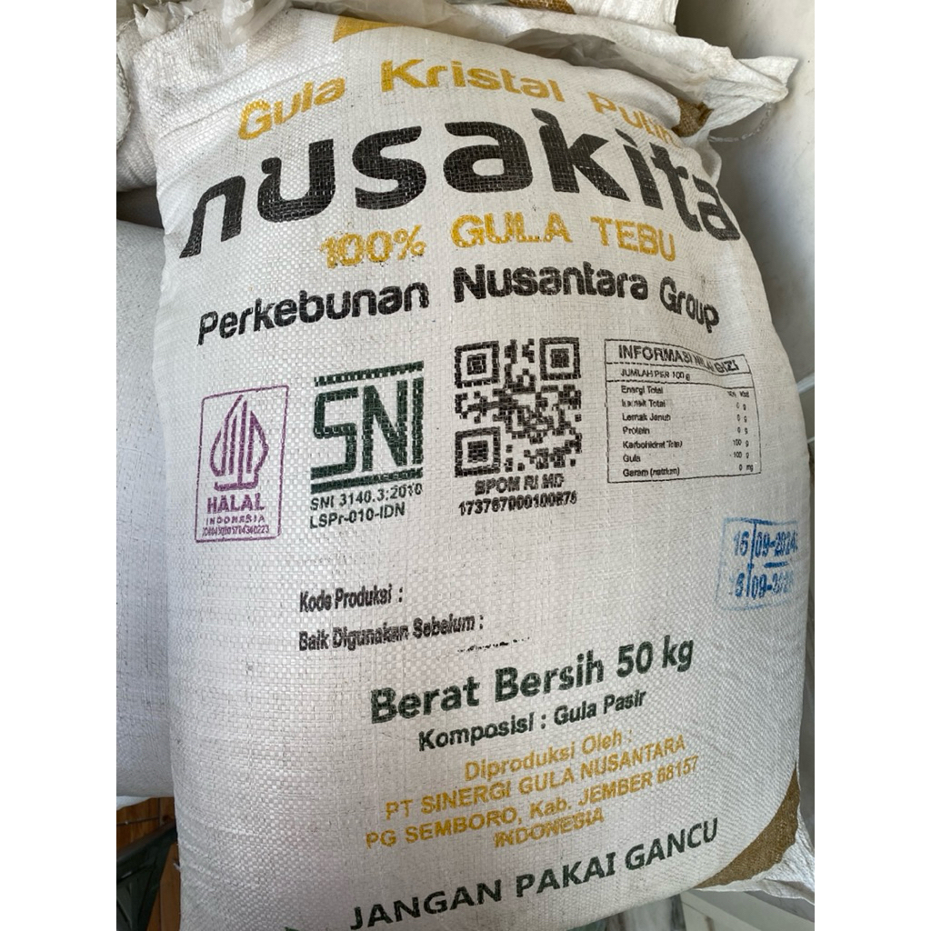 

Gula Pasir 50 Kg Satu Karung
