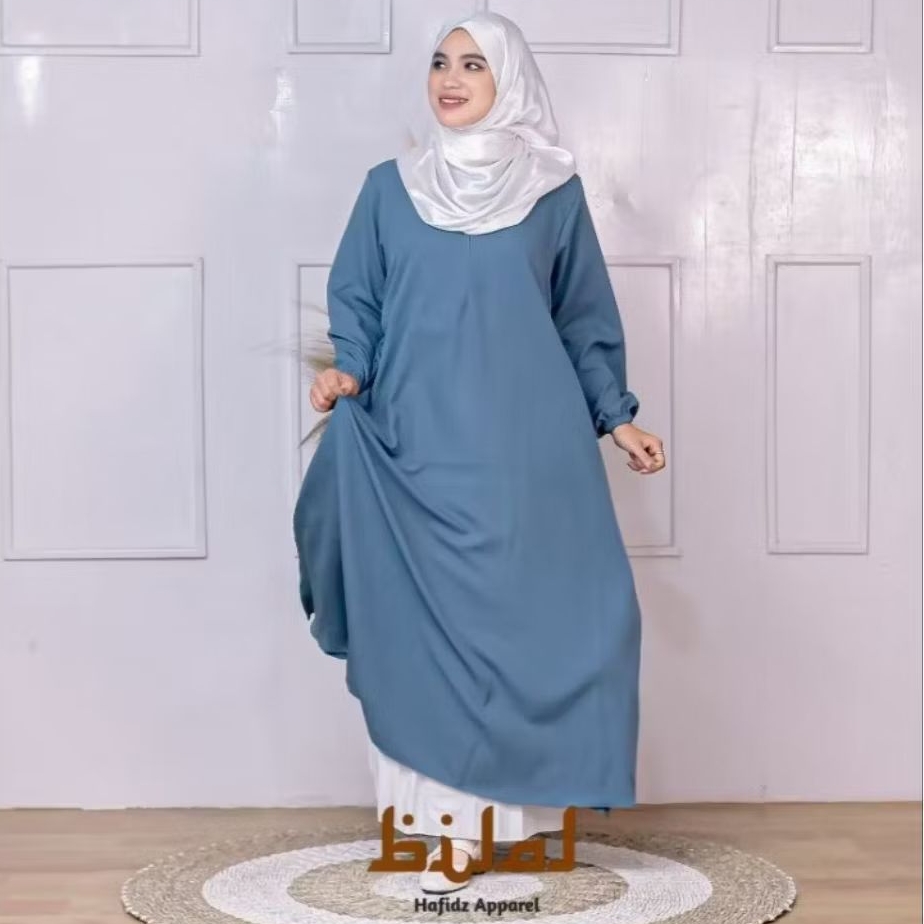 DISKON TUNIK ZHAFIRA DRESS REMAJA DEWASA BUSUI FRIENDLY TUNIK SYAR'I TERBARU TERLARIS