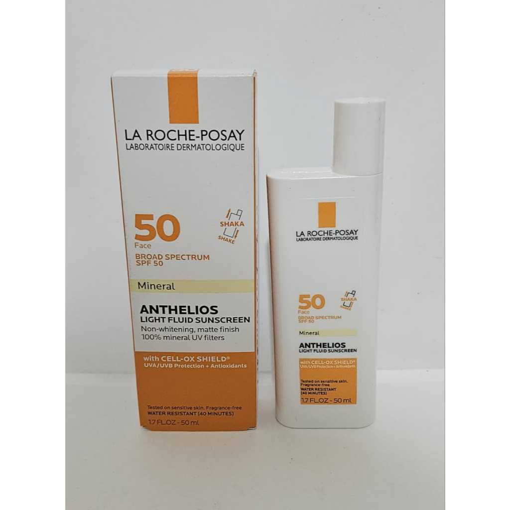 LA ROCHE POSAY ANTHELIOS 100% MINERAL FACE SPF 50 SUNSCREEN ULTRA LIGHT w/ Zinc Oxide  SPF 50