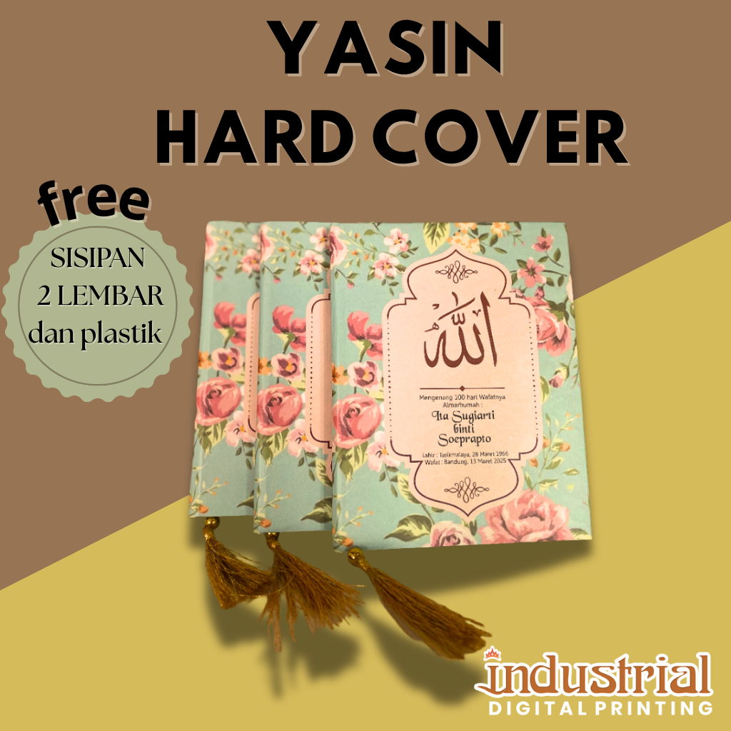 BUKU YASIN HARD COVER DAN TAHLIL |  CUSTOM PREMIUM