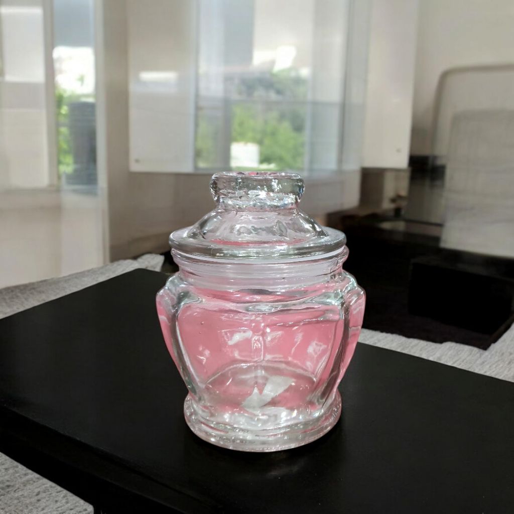 Toples Kaca Bening Tutup Kaca 250ml Jar Estetik untuk Hampers & Kue Kering  Toples Kaca 250ml dengan