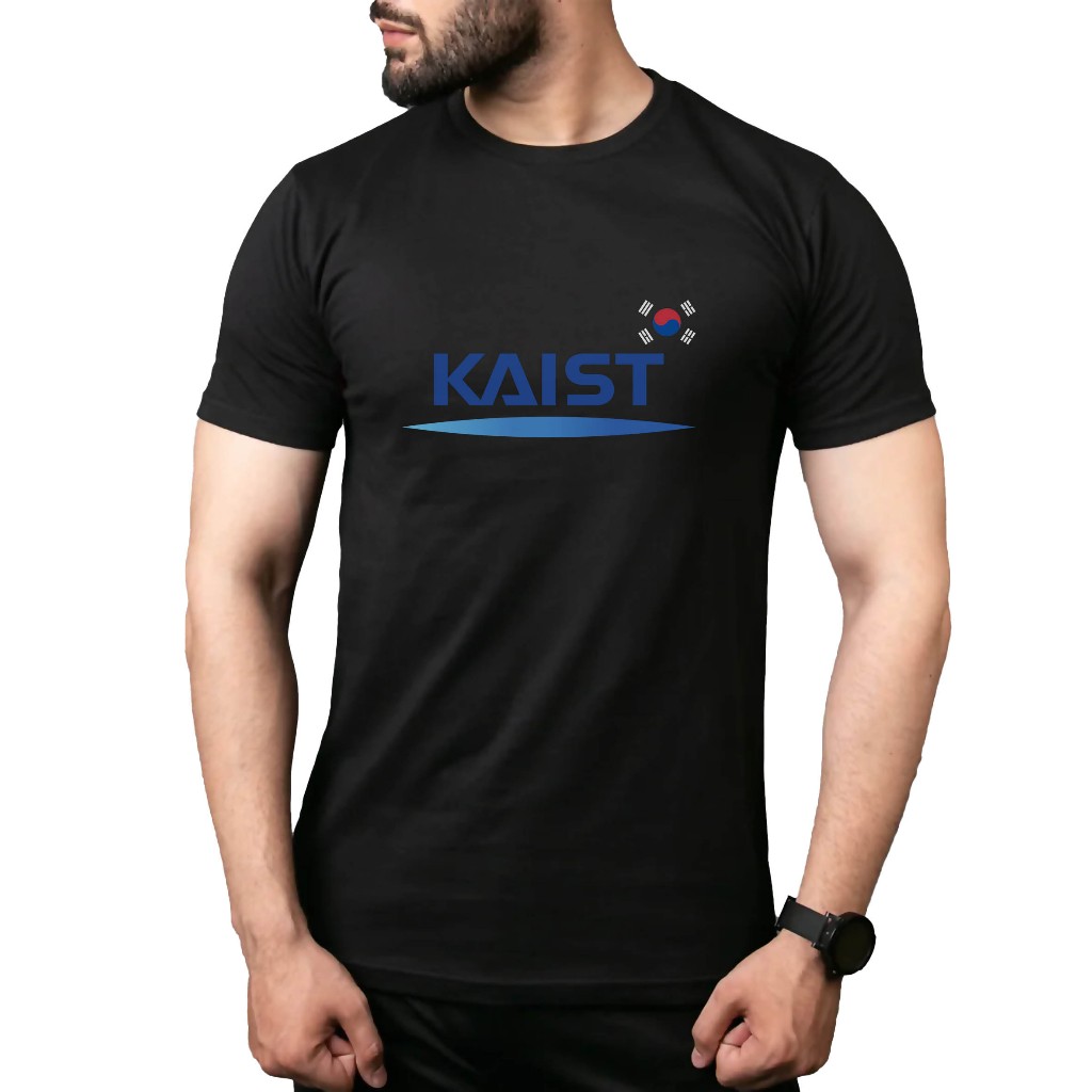 Kaos T-Shirt KAIST Korea Advanced Instittute Of Science Cotton Combad short sleeve