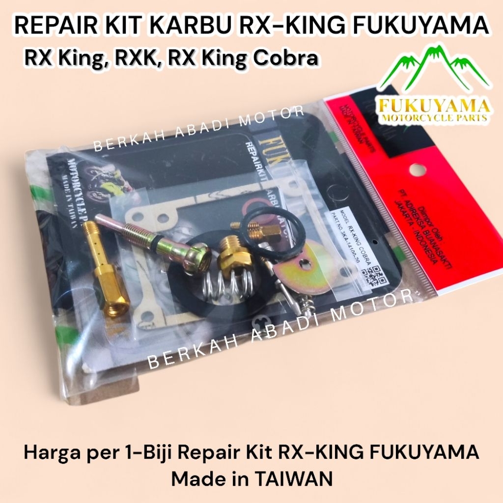 REPAIR KIT KARBU RX KING FUKUYAMA | Made in Taiwan Reparkit Repar kit isi RXK Karburator Jarum Cobra
