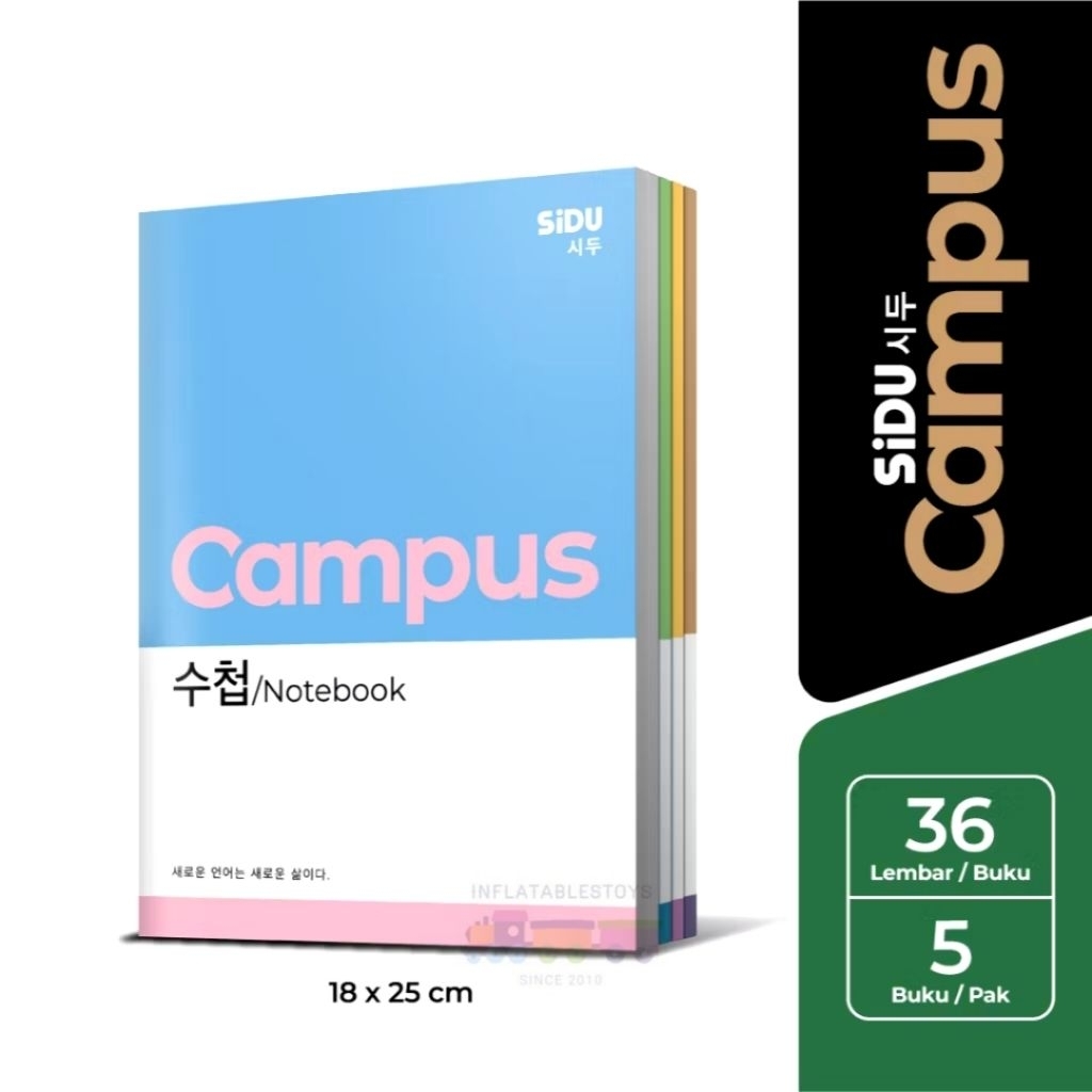 

SiDu Campus Buku Tulis 36 lembar - 5 Buku