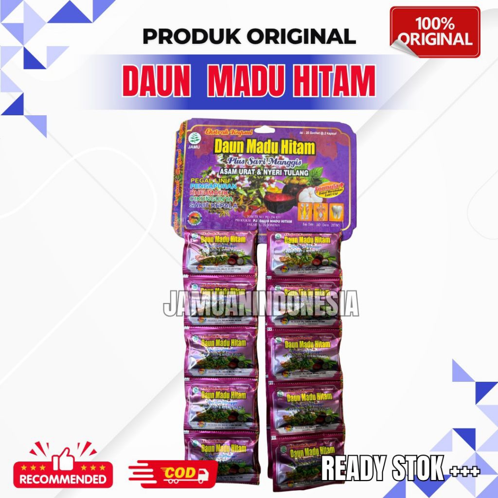 

Kapsul Renceng Daun Madu Hitam Original