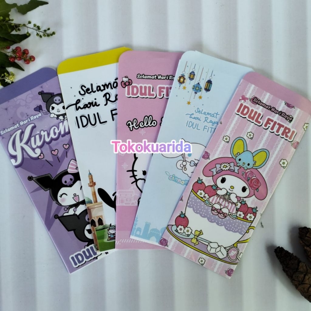 

AMPLOP LEBARAN UKURAN JUMBO MOTIF KARTUN 1 pack/10 pcs
