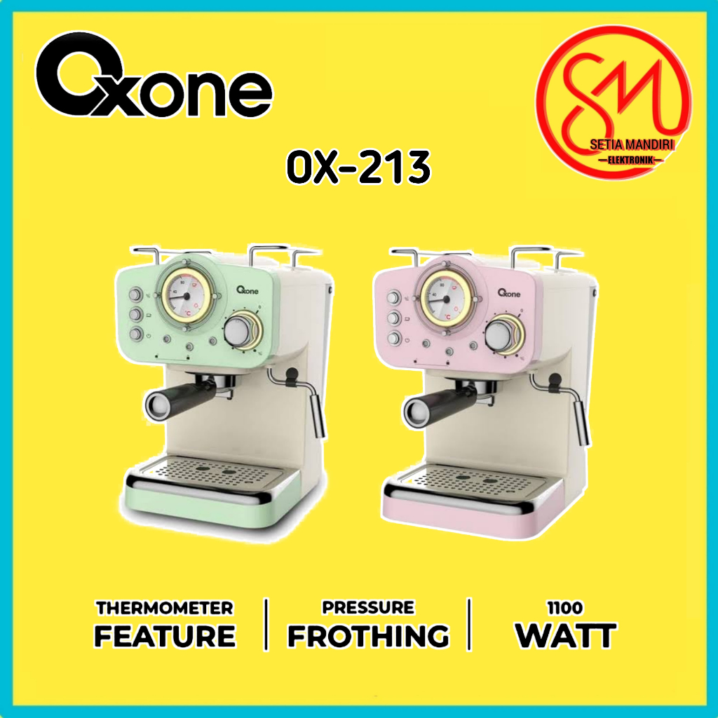 Home Eco Espresso Machine Oxone OX-213 Alat Pembuat Kopi Espresso