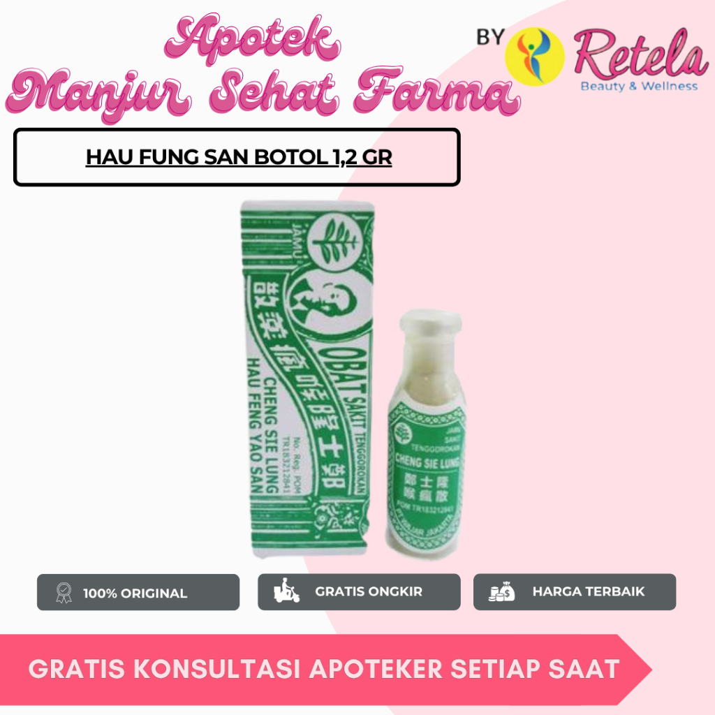 

HAU FUNG SAN BOTOL 1,2 GR