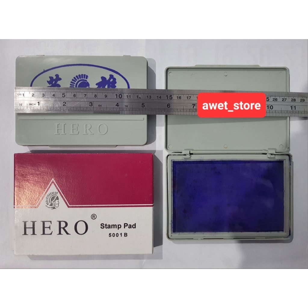 

Stamp Pad /Bak Bantalan Stampel HERO Uk Besar