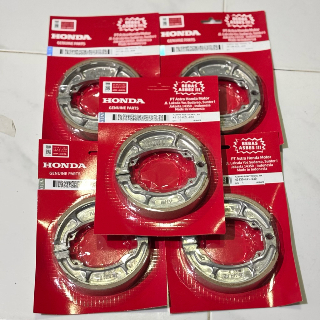 PAKET KAMPAS REM isi 5 KAMPAS REM BELAKANG VARIO 110 125 150 Beat Karbu Beat fi Beat Deluxe Beat