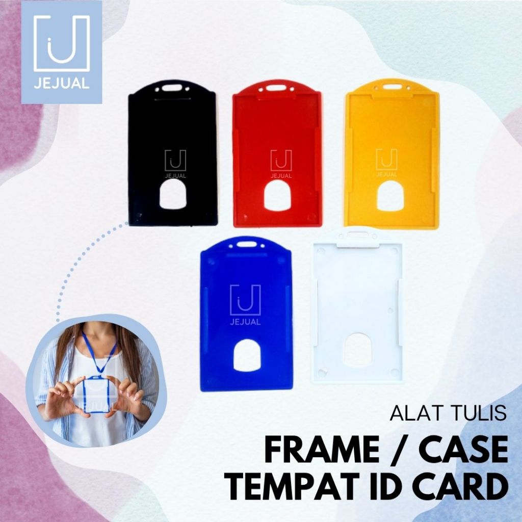 

Case ID Card Frame/Casing Name Tag Uk. 8.6 x 5.5 cm Tempat Kartu ID Card
