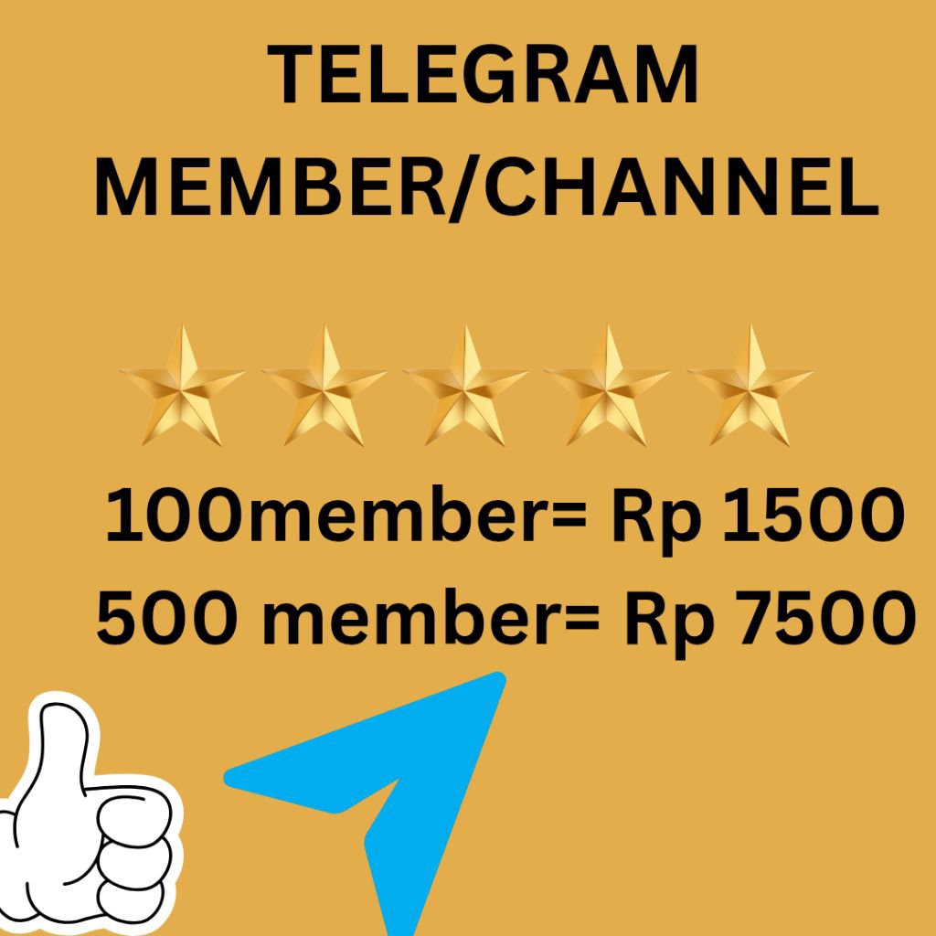 TELEGRAM MEMBER/CHANNEL CHANNEL TERLARIS
