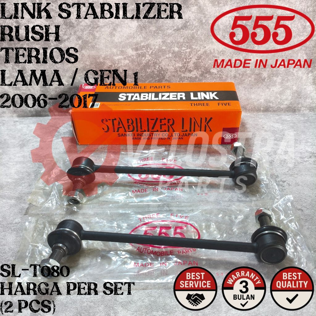 Stabilizer Link Stabil Rush Terios Lama Gen 1 Merk 555