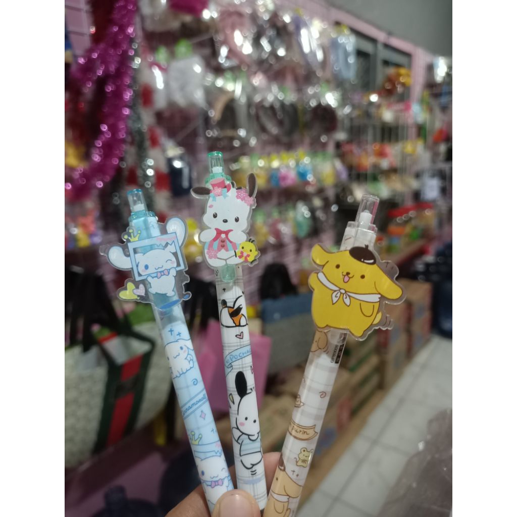 

Pulpen Set Karakter Lucu kartun berbagai macam motif Pena sekolah