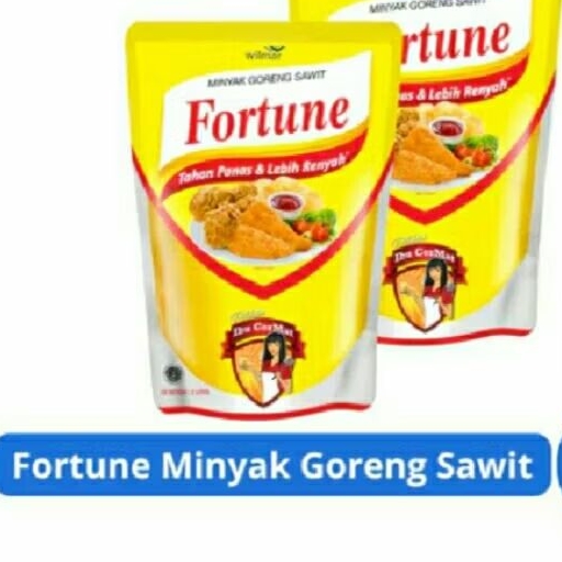 

Minyak goreng fortune 2 liter 1 pouch