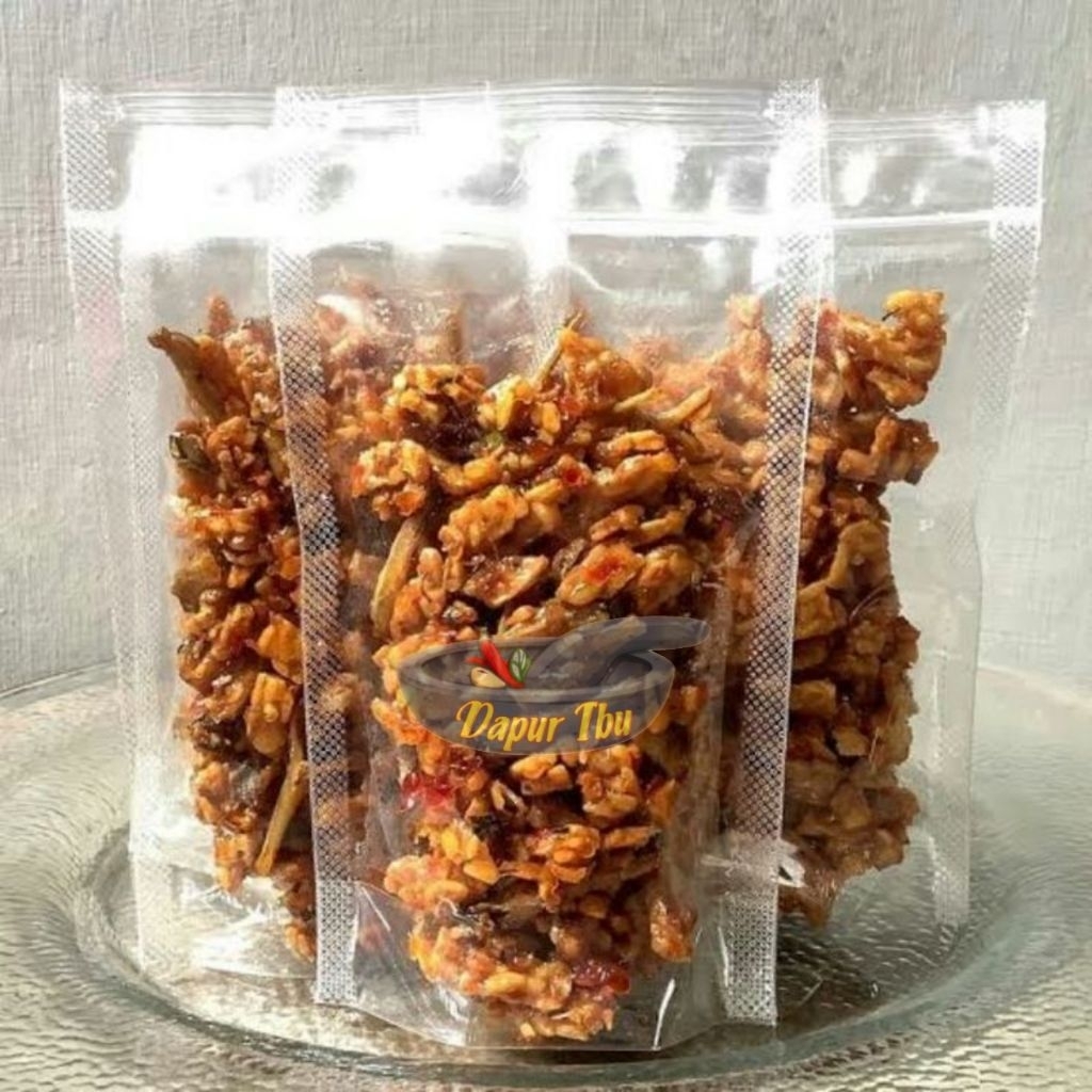 

Orek Tempe Kering Pedas Manis Gurih Gurindam Mantab Surantab Maknyus Kunyus-Kunyus 100 gr khas Boyolali