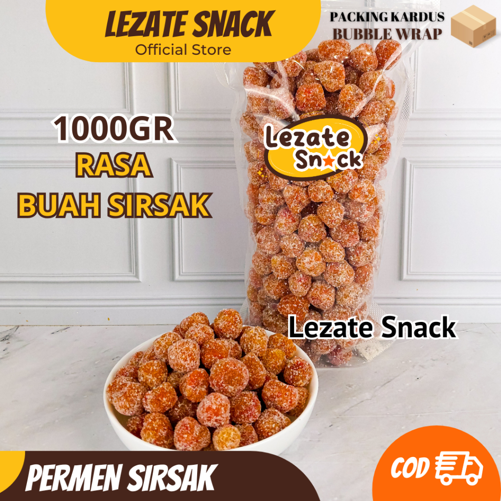 

Permen Buah Sirsak 1KG Manisan Buah KIloan Murah Enak / Manisan Buah Sirsak Sirsat Permen Jadul Manisan Permen Lezate SEDAP SNACK