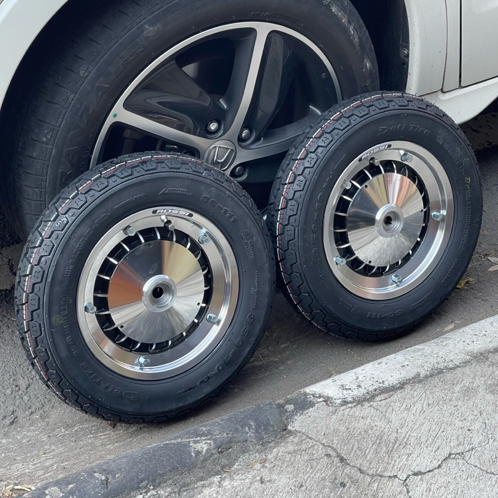 Paket Velg Ban Tubeless Set Tromol Scarlet R10 Vespa Px Ps Excel Exclusive Super Sprint