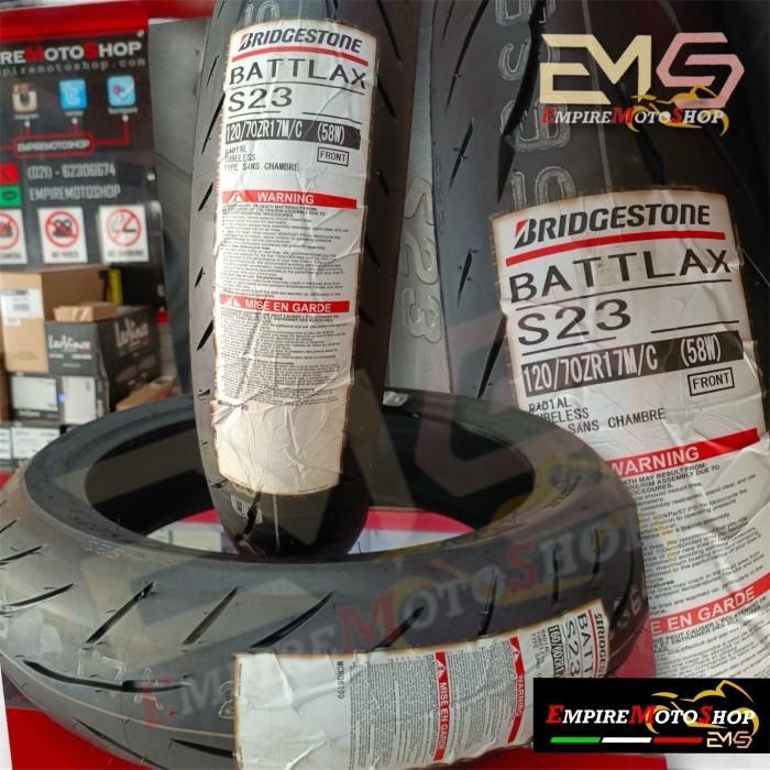Ban Battlax S23 120 70 - 17 & 160 60 - 17 size 120 & 160