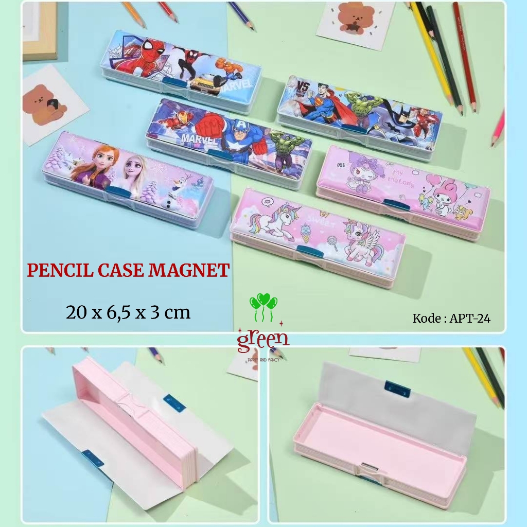 

Pencil Case | Tempat Pensil | Tempat Pensil Magnet | Pencil case Anak | Kotak pensil anak B-25