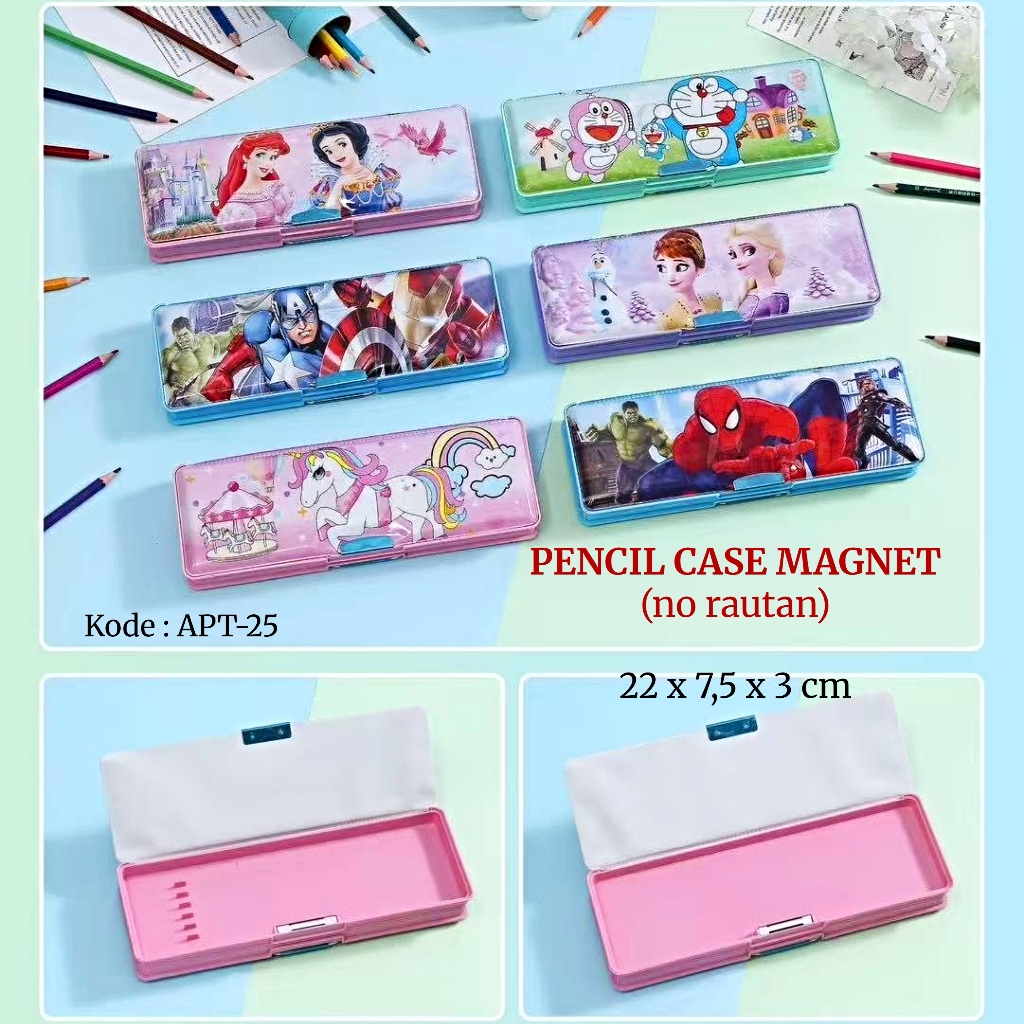 

Tempat pensil anak Pencil case anak Kotak pensil anak Pencil case magnet APT