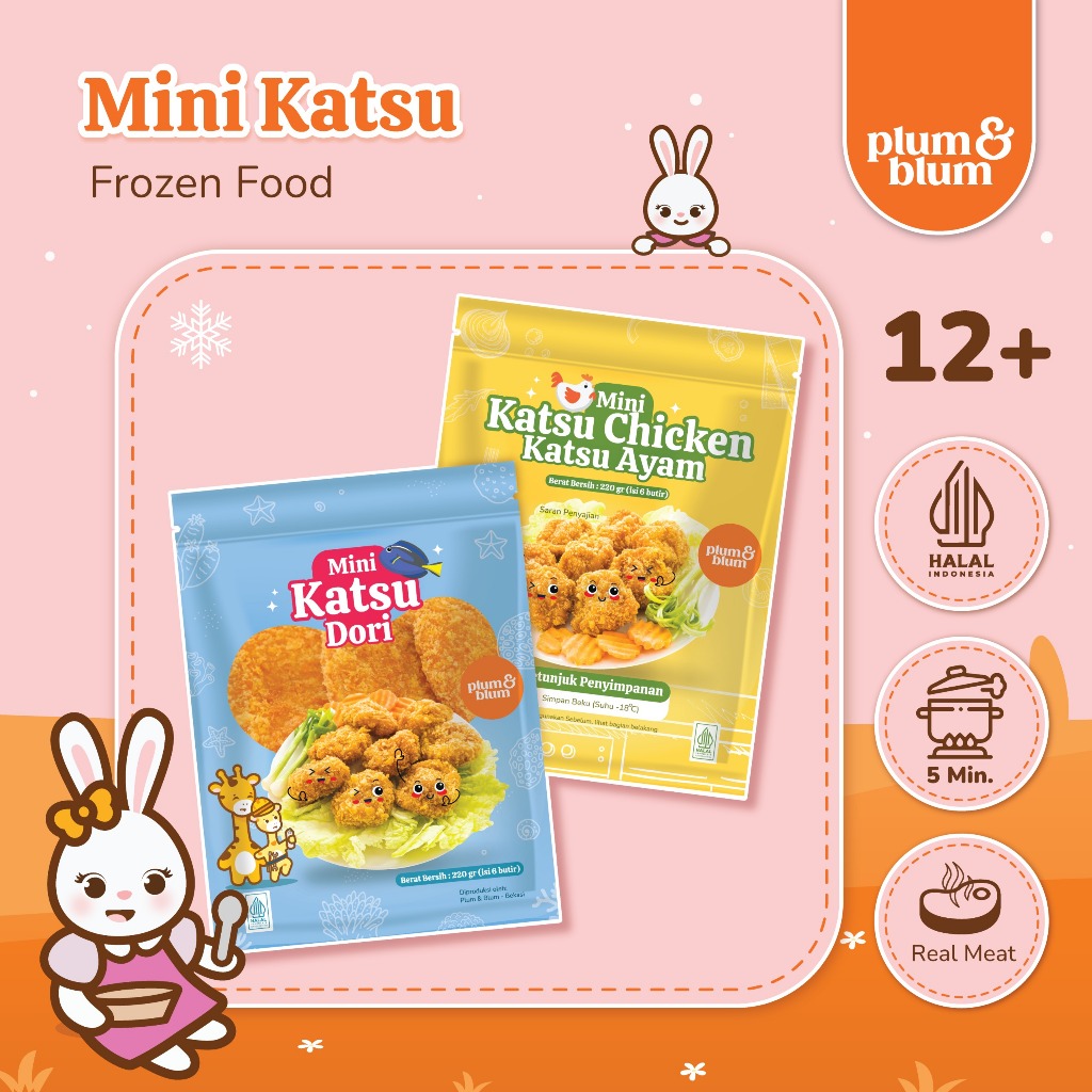 

Plum & Blum Mini Chicken Katsu Dori Katsu No MSG - 5 pcs