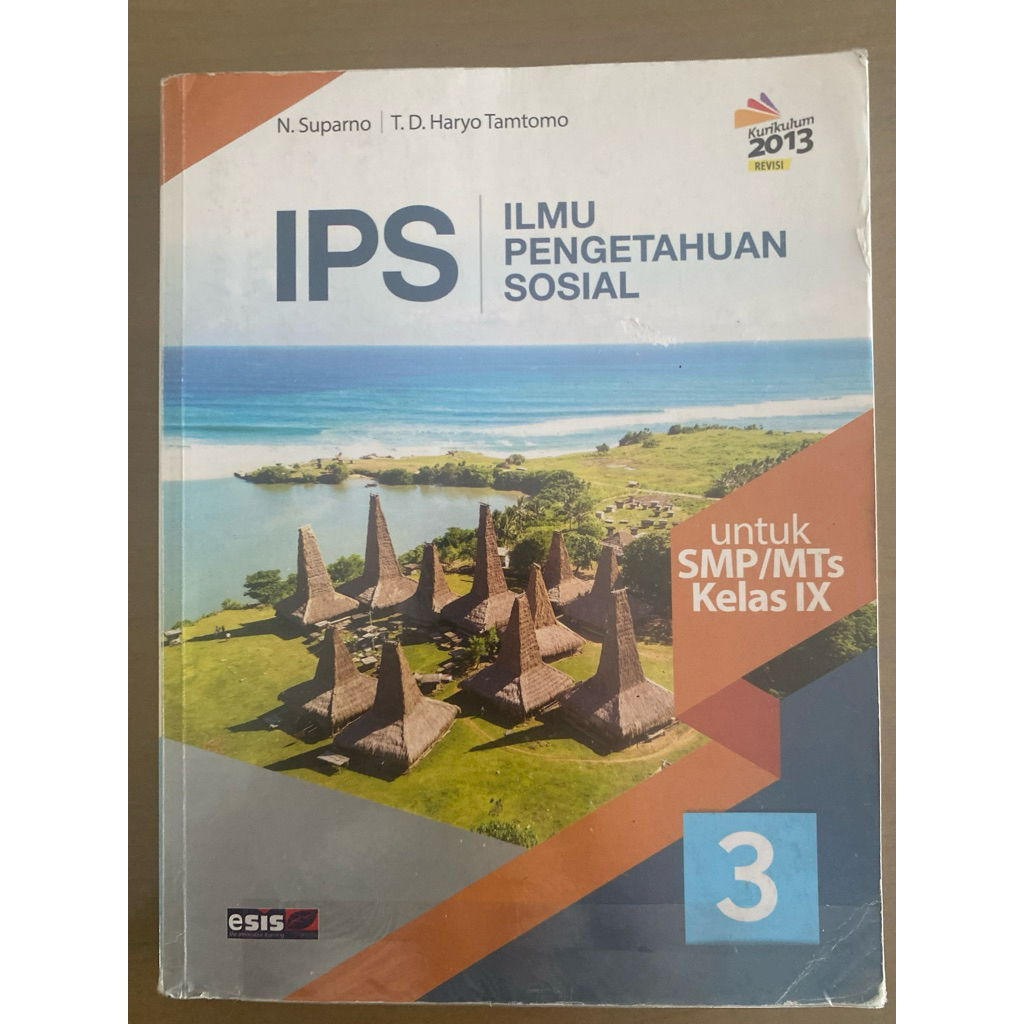 Buku IPS kelas 9/ Smp 3