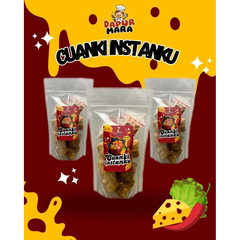 

Cuanki instan ayam keju pedas