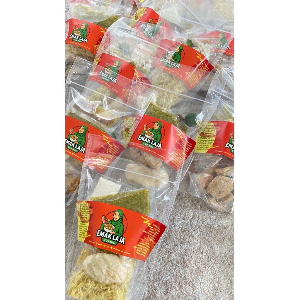 

Emak Laja Cuanki Instan Sambel Ijo Keamasan Pouch