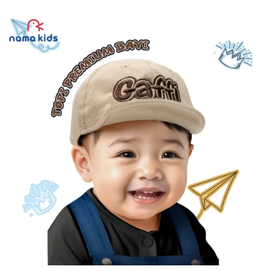 Topi Bayi Custom Bordir Nama Premium Topi Bayi Premium Bordir Nama Topi custom free Bordir Nama Bayi